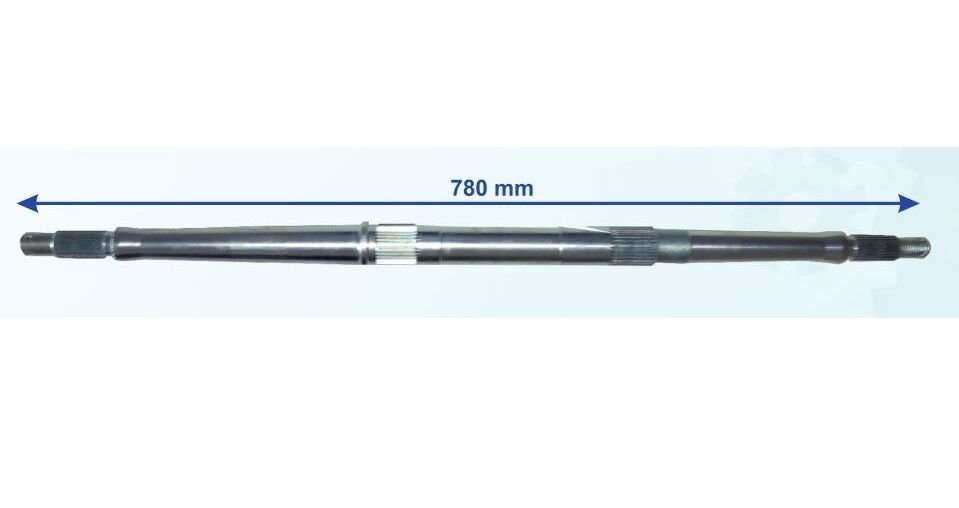 ATV HUSKYX ARKA AKS MİLİ 780 mm TEK YİVLİ
