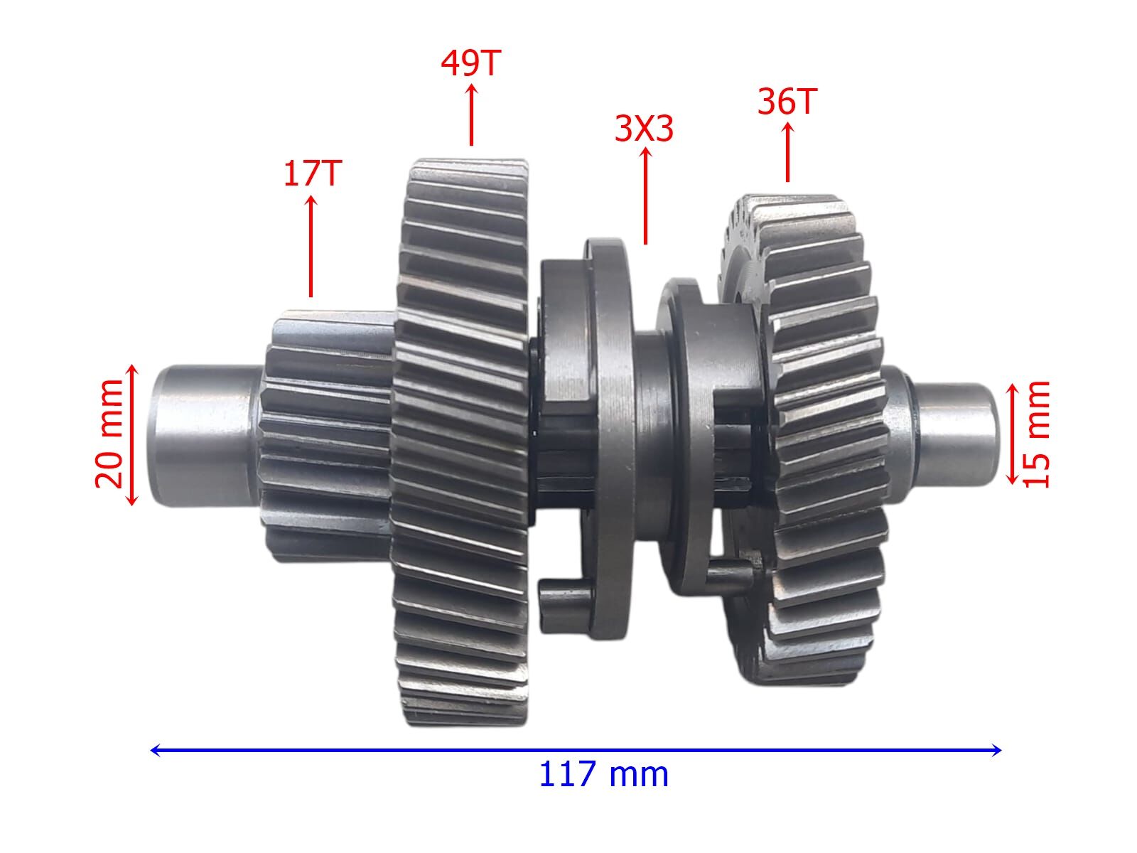 ATV HSK-X CAZADOR ŞANZIMAN GERİ VİTES YÖN DİŞLİ SETİ