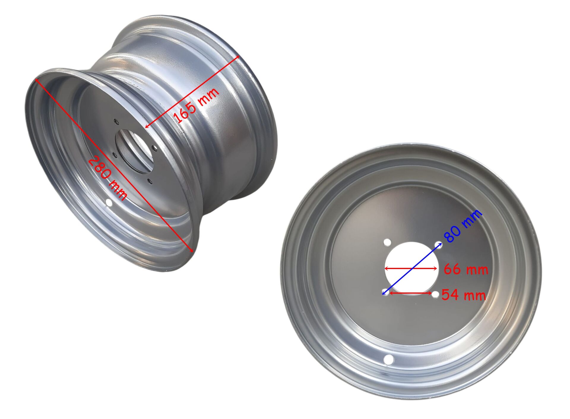 ATV 150-200 ÖN JANT 10 GRİ KAMPANALI TİP