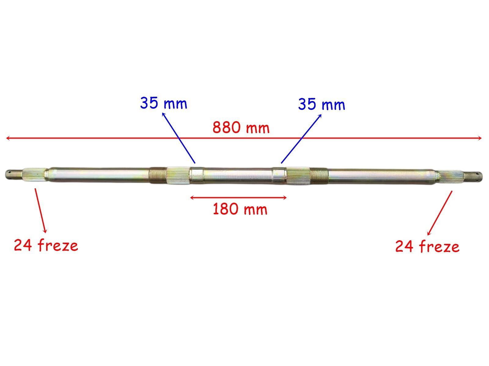ATV KUBA MX220 ARKA AKS MİLİ