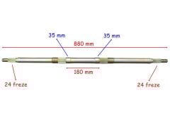 ATV KUBA MX220 ARKA AKS MİLİ